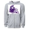 Icon Unisex Lightweight Loopback Terry Full-Zip Hooded Sweatshirt Thumbnail