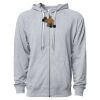 Icon Unisex Lightweight Loopback Terry Full-Zip Hooded Sweatshirt Thumbnail