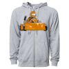 Icon Unisex Lightweight Loopback Terry Full-Zip Hooded Sweatshirt Thumbnail