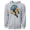 Icon Unisex Lightweight Loopback Terry Full-Zip Hooded Sweatshirt Thumbnail