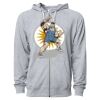 Icon Unisex Lightweight Loopback Terry Full-Zip Hooded Sweatshirt Thumbnail