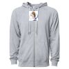 Icon Unisex Lightweight Loopback Terry Full-Zip Hooded Sweatshirt Thumbnail