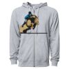 Icon Unisex Lightweight Loopback Terry Full-Zip Hooded Sweatshirt Thumbnail