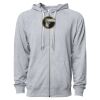 Icon Unisex Lightweight Loopback Terry Full-Zip Hooded Sweatshirt Thumbnail