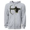 Icon Unisex Lightweight Loopback Terry Full-Zip Hooded Sweatshirt Thumbnail