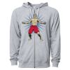 Icon Unisex Lightweight Loopback Terry Full-Zip Hooded Sweatshirt Thumbnail