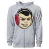 Icon Unisex Lightweight Loopback Terry Full-Zip Hooded Sweatshirt Thumbnail