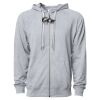 Icon Unisex Lightweight Loopback Terry Full-Zip Hooded Sweatshirt Thumbnail