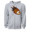 Icon Unisex Lightweight Loopback Terry Full-Zip Hooded Sweatshirt Thumbnail