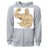 Icon Unisex Lightweight Loopback Terry Full-Zip Hooded Sweatshirt Thumbnail