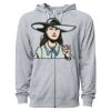 Icon Unisex Lightweight Loopback Terry Full-Zip Hooded Sweatshirt Thumbnail
