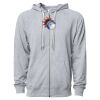 Icon Unisex Lightweight Loopback Terry Full-Zip Hooded Sweatshirt Thumbnail