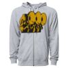 Icon Unisex Lightweight Loopback Terry Full-Zip Hooded Sweatshirt Thumbnail