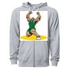 Icon Unisex Lightweight Loopback Terry Full-Zip Hooded Sweatshirt Thumbnail