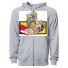 Icon Unisex Lightweight Loopback Terry Full-Zip Hooded Sweatshirt Thumbnail