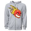 Icon Unisex Lightweight Loopback Terry Full-Zip Hooded Sweatshirt Thumbnail