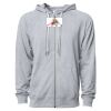 Icon Unisex Lightweight Loopback Terry Full-Zip Hooded Sweatshirt Thumbnail