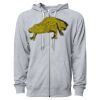 Icon Unisex Lightweight Loopback Terry Full-Zip Hooded Sweatshirt Thumbnail