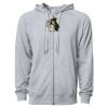 Icon Unisex Lightweight Loopback Terry Full-Zip Hooded Sweatshirt Thumbnail