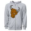 Icon Unisex Lightweight Loopback Terry Full-Zip Hooded Sweatshirt Thumbnail