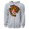 Icon Unisex Lightweight Loopback Terry Full-Zip Hooded Sweatshirt Thumbnail