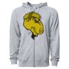 Icon Unisex Lightweight Loopback Terry Full-Zip Hooded Sweatshirt Thumbnail