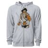 Icon Unisex Lightweight Loopback Terry Full-Zip Hooded Sweatshirt Thumbnail