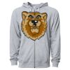 Icon Unisex Lightweight Loopback Terry Full-Zip Hooded Sweatshirt Thumbnail