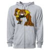 Icon Unisex Lightweight Loopback Terry Full-Zip Hooded Sweatshirt Thumbnail