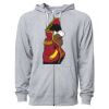 Icon Unisex Lightweight Loopback Terry Full-Zip Hooded Sweatshirt Thumbnail