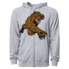 Icon Unisex Lightweight Loopback Terry Full-Zip Hooded Sweatshirt Thumbnail