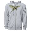 Icon Unisex Lightweight Loopback Terry Full-Zip Hooded Sweatshirt Thumbnail