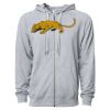 Icon Unisex Lightweight Loopback Terry Full-Zip Hooded Sweatshirt Thumbnail