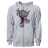 Icon Unisex Lightweight Loopback Terry Full-Zip Hooded Sweatshirt Thumbnail