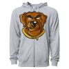 Icon Unisex Lightweight Loopback Terry Full-Zip Hooded Sweatshirt Thumbnail