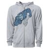 Icon Unisex Lightweight Loopback Terry Full-Zip Hooded Sweatshirt Thumbnail