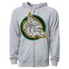 Icon Unisex Lightweight Loopback Terry Full-Zip Hooded Sweatshirt Thumbnail