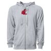 Icon Unisex Lightweight Loopback Terry Full-Zip Hooded Sweatshirt Thumbnail