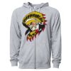 Icon Unisex Lightweight Loopback Terry Full-Zip Hooded Sweatshirt Thumbnail