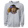 Icon Unisex Lightweight Loopback Terry Full-Zip Hooded Sweatshirt Thumbnail
