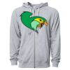 Icon Unisex Lightweight Loopback Terry Full-Zip Hooded Sweatshirt Thumbnail