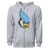 Icon Unisex Lightweight Loopback Terry Full-Zip Hooded Sweatshirt Thumbnail