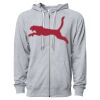 Icon Unisex Lightweight Loopback Terry Full-Zip Hooded Sweatshirt Thumbnail
