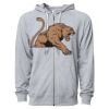 Icon Unisex Lightweight Loopback Terry Full-Zip Hooded Sweatshirt Thumbnail