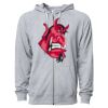Icon Unisex Lightweight Loopback Terry Full-Zip Hooded Sweatshirt Thumbnail
