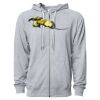 Icon Unisex Lightweight Loopback Terry Full-Zip Hooded Sweatshirt Thumbnail
