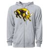 Icon Unisex Lightweight Loopback Terry Full-Zip Hooded Sweatshirt Thumbnail