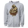 Icon Unisex Lightweight Loopback Terry Full-Zip Hooded Sweatshirt Thumbnail