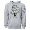 Icon Unisex Lightweight Loopback Terry Full-Zip Hooded Sweatshirt Thumbnail
