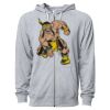Icon Unisex Lightweight Loopback Terry Full-Zip Hooded Sweatshirt Thumbnail